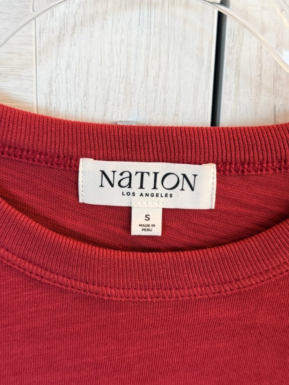 Nation LTD Paola Red Puff Sleeve Top - Picture 2 of 8